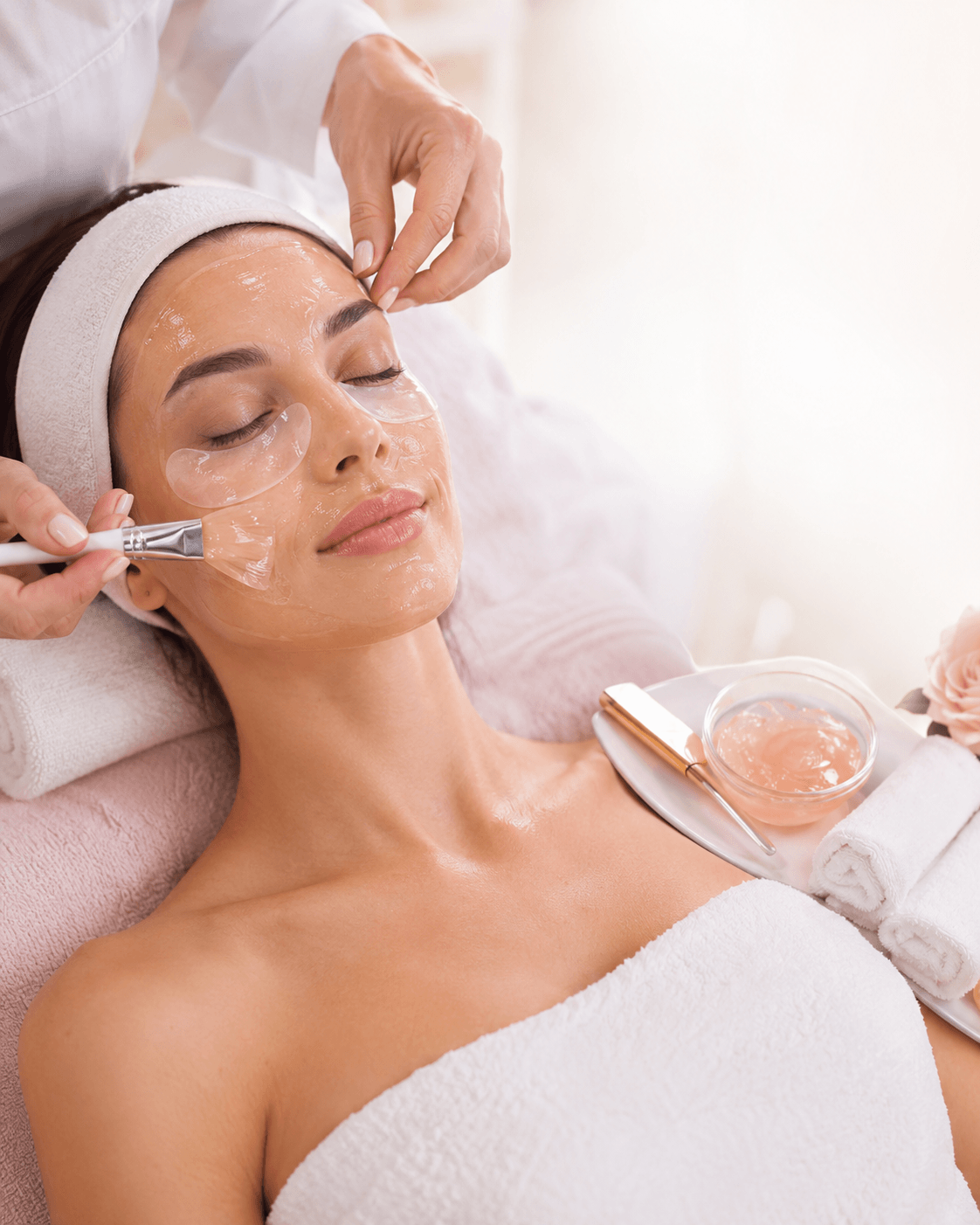 Premium facial and eye-area care at Estelle Advanced Beauty